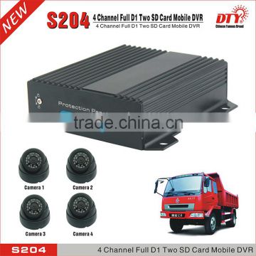 4 channel 3g wifi dual sd card wireless vehicle cctv mdvr