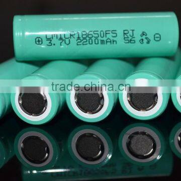 2800mAh 3.7v Rechargeable 18650 lithium battery for power bank