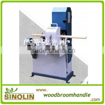 SINOLIN cheap price wood broom stick sanding machine with single belt