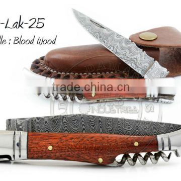 Damascus Steel Laguiole Knife DD-LAK-25