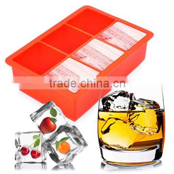 BPA Free silicone ice tray with lid, premium silicone ice cube maker mold