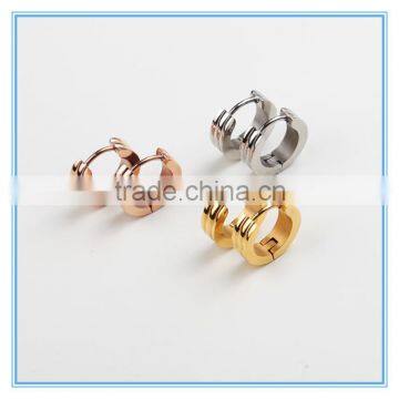 Fight tricyclic minimalist European style earrings