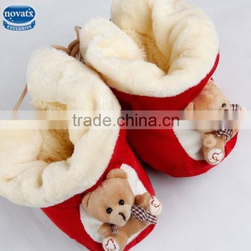 (506-1)Nova infant winter shoes newborn baby winter warm shoes wholesale China cheap wear