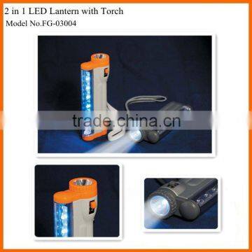 2 In 1 LED Lantern Flashlight