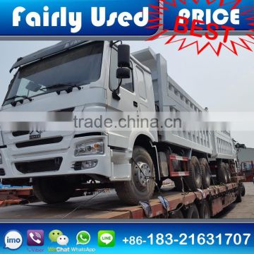 New Arrival White HOWO 336Hp 6x4 dump truck for sale