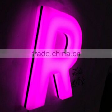 High brightness LED acrylic full color letter for store decoration