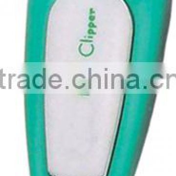 Green color plastic cover podiatry nail clipper