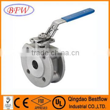Wafer Type Flange Ball Valve made in China