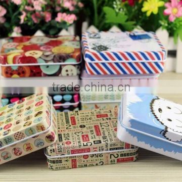 travel pack tin candy box