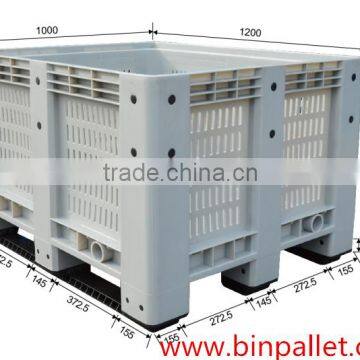 1200x1000x760mm Plastic Pallet Box Price, Mega bin, plastic pallet bin