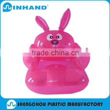 Promotional lovely Animal Shape Portable Inflatable PVC Sofa And Chairs Portable