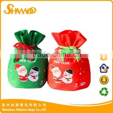 non-woven christmas kids gift bags candy bags