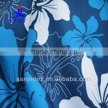 100%polyester peach skin printed fabric for pants