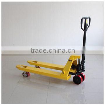 1- 2.5 ton hand hydraulic pallet truck with integrated casting oil cylinder
