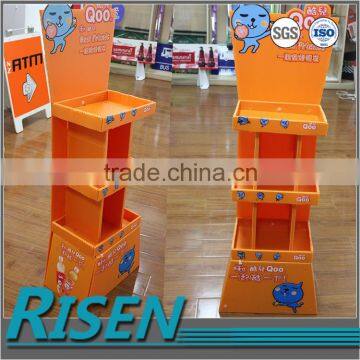plastic corrugated toy display rack/exhibition display stand