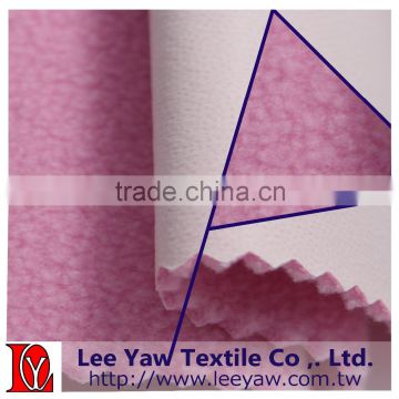 100% polyester fleece fabric with PU Laminated and anti-pilling
