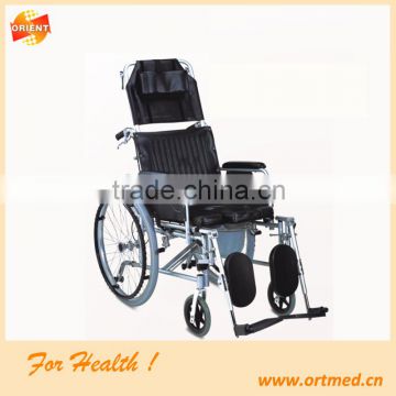 HB654LGCU function steel commode wheelchair