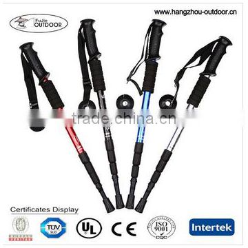 4 Sections Aluminum High Quality Lightweight Retractable Walking Stick
