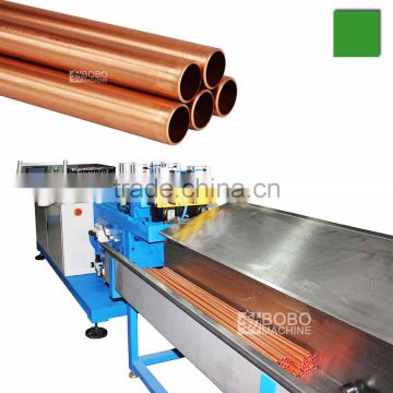 Copper aluminum coiled tube decoiling straightening and cutting machine