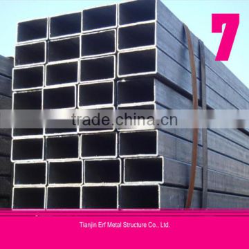 Galvanized rectangular steel tube/ steel pipe
