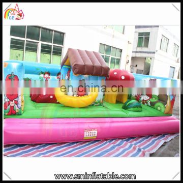 Attractive inflatable funny bounce castle,fruit park bouncy for toddler,bungee baby bouncer