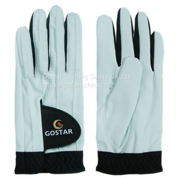 Personalized PU leather golf glove with embroidery Logo