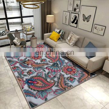 Wholesale manufacturer household custom modern home decorative flannel 3d printed carpets rugs