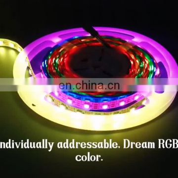 RGB led pixels dream color led strip ws2812b ws2801 apa102 led chasing strip light