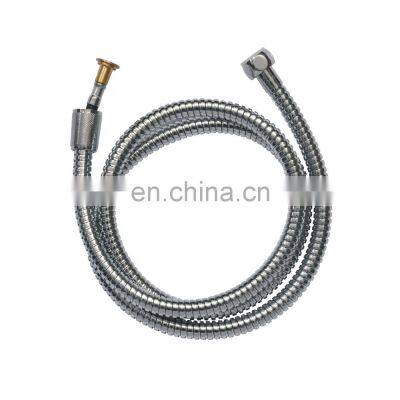 Double interlock metal 304 stainless steel flexible extension shower hose