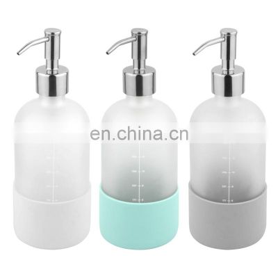 New  High Quality Lower Minimum Luxury Kitchen Large Soap Bottle Stainless Steel Soap Dispenser Foam Pump Wholesale From China