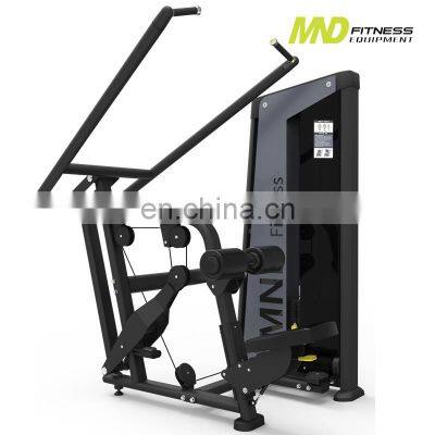Hotel hot sell high quality and lowest price gym equipment fitness machine / high quality low price diverging lat pulldown Home Gym