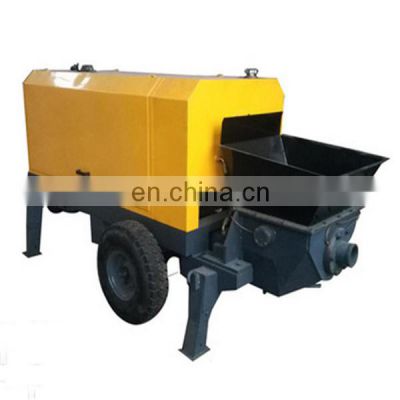 Stationary pumping concrete machine diesel  pumpcrete price