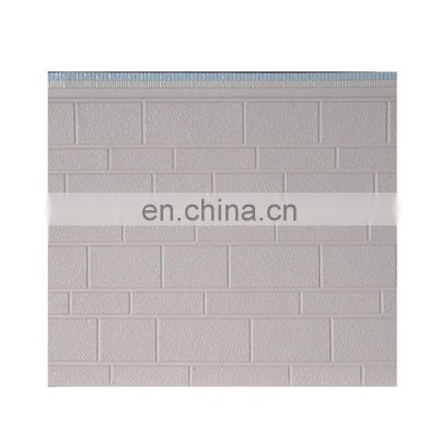 3D wall panel PU clad exterior sandwich wall panel metal insulation board solid wall panel