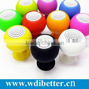 Portable Mini Silicone Waterproof Speaker Stereo SUCTION CUP Audio Stand Holder
