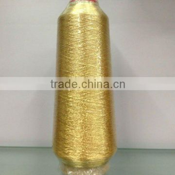 Light gold MS-type Metallic Yarn for embroidery