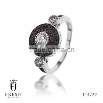 Fashion 925 Sterling Silver Ring - 144729 , Wholesale Silver Jewellery, Silver Jewellery Manufacturer, CZ Cubic Zircon AAA