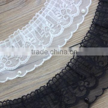Classic Pearled Lace Trimming Designed For Women,DIY Trim Accessory For Garment