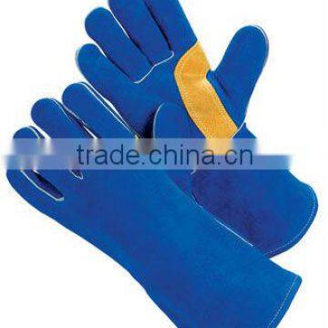 JS4014 B/DLY Cow Split Leather Welding Safety Glove