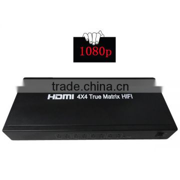HDMI 4X4 Matrix support 3D & IR control
