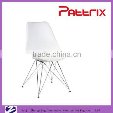 AH-1003C Pattrix Tulips Quality Chormed Metal Legs Dining Chair Modern Chair