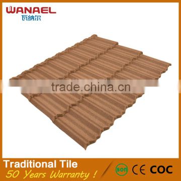 Wanael high quality customized anti-burst aluminium steel roof production metal tile
