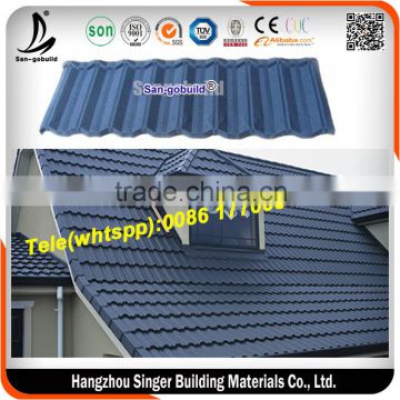 High Quality Stone Coated Metal Roofing Tile For Metal Building Materilas