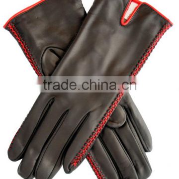 Daily life Girls Driving Warm Leather Gloves