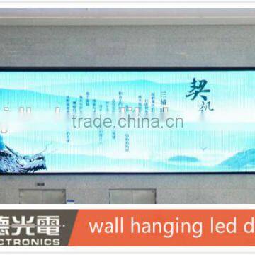 Indoor video function p5 led display screen hot xx hanging on wall