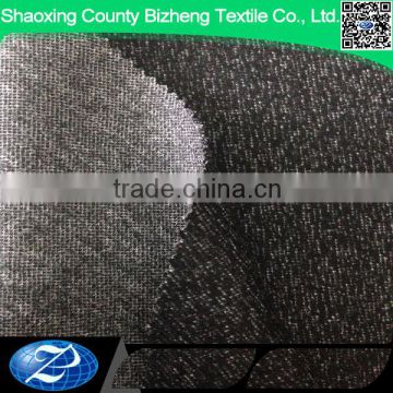 Soft handle plain dyed polyester wool knit fabric for pajamas