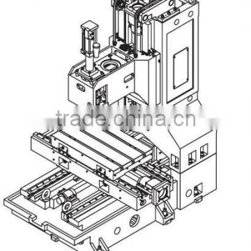 CNC machine frame;VMC650L
