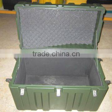 Green food grade outdoor camping special military box processing customized