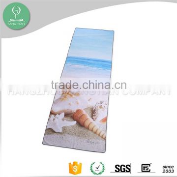 2016 fancy hot yoga mat towel with gift packing yoga towels manufacturer