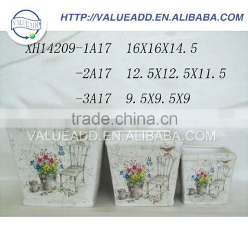Competitive price ceramic flower pot craft best sale online
