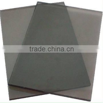 CE Accredited Euro (light)Grey(Gray) Tinted Reflective Glass Sheet for Building